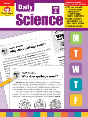 cover image of Daily Science, Grade 4